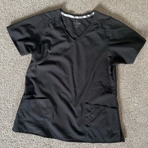 Black scrub top